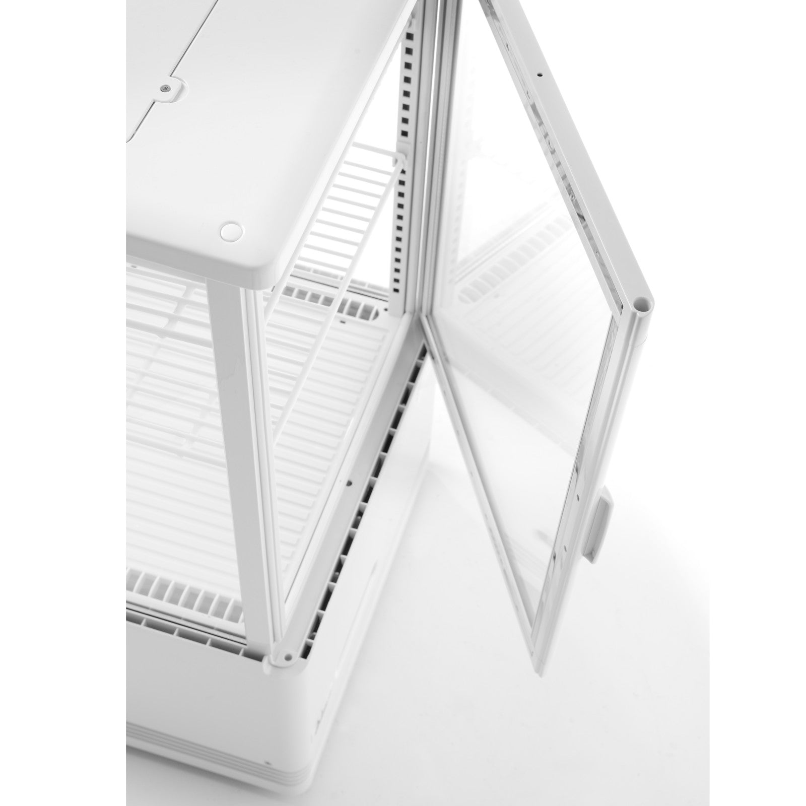 Refrigerator Accessories – Adjustable glass refrigerated display cabinet 58L 2 - Carlat