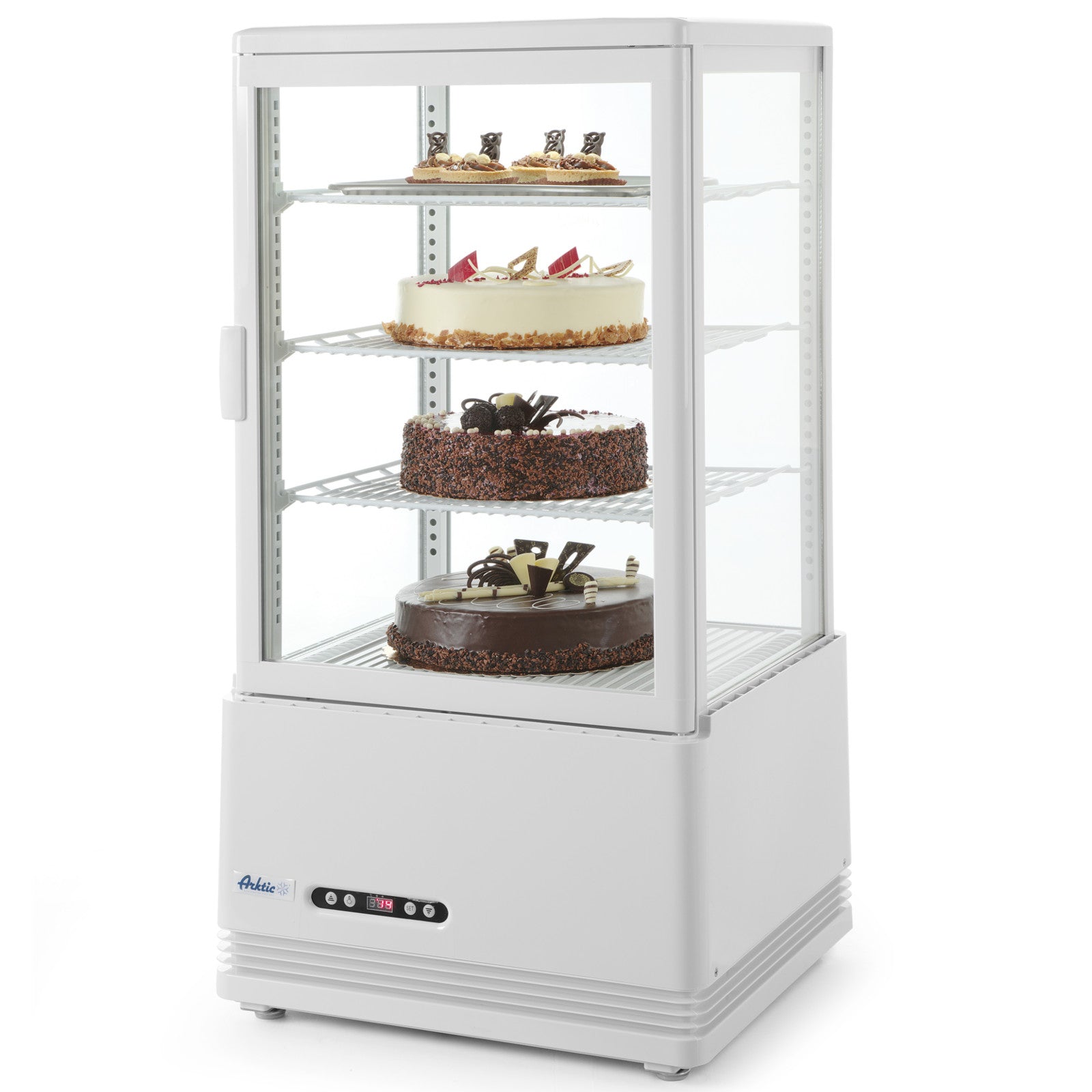 Refrigerator Accessories – Adjustable glass refrigerated display cabinet 68L 3 - Carlat