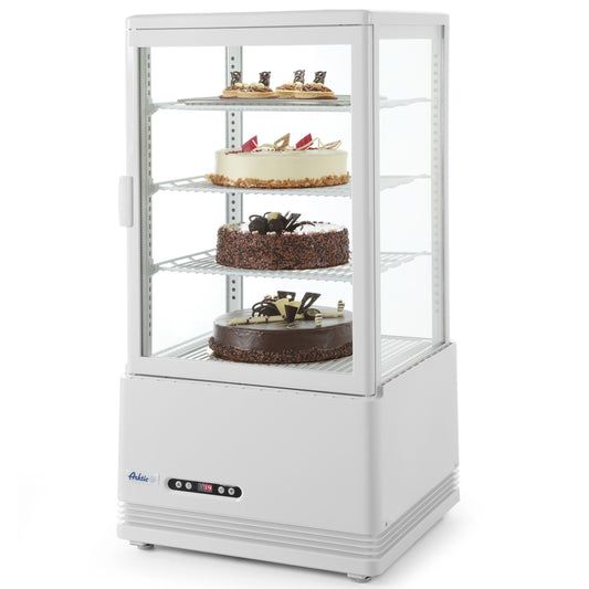 Refrigerator Accessories – Adjustable glass refrigerated display cabinet 68L 3 - Carlat