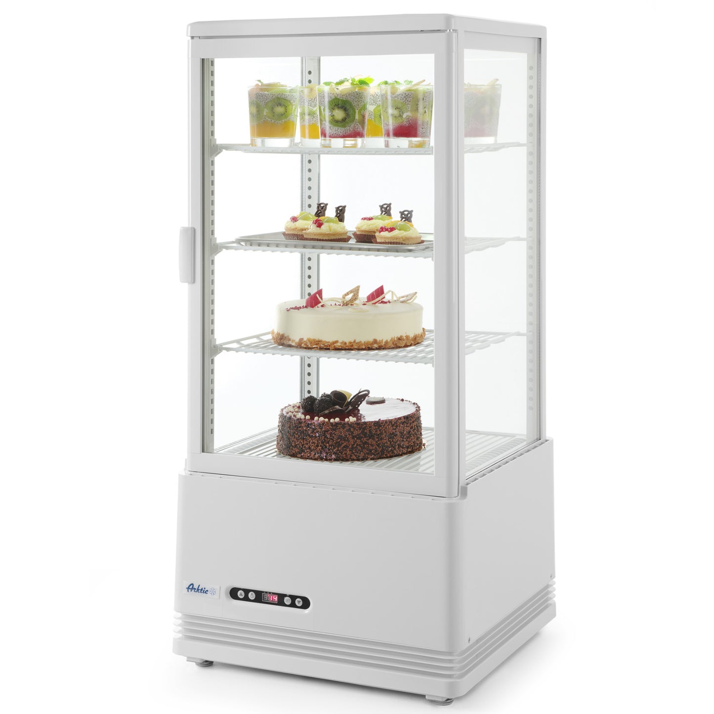 Refrigerator Accessories – Adjustable glass refrigerated display cabinet 78L 3 - Carlat