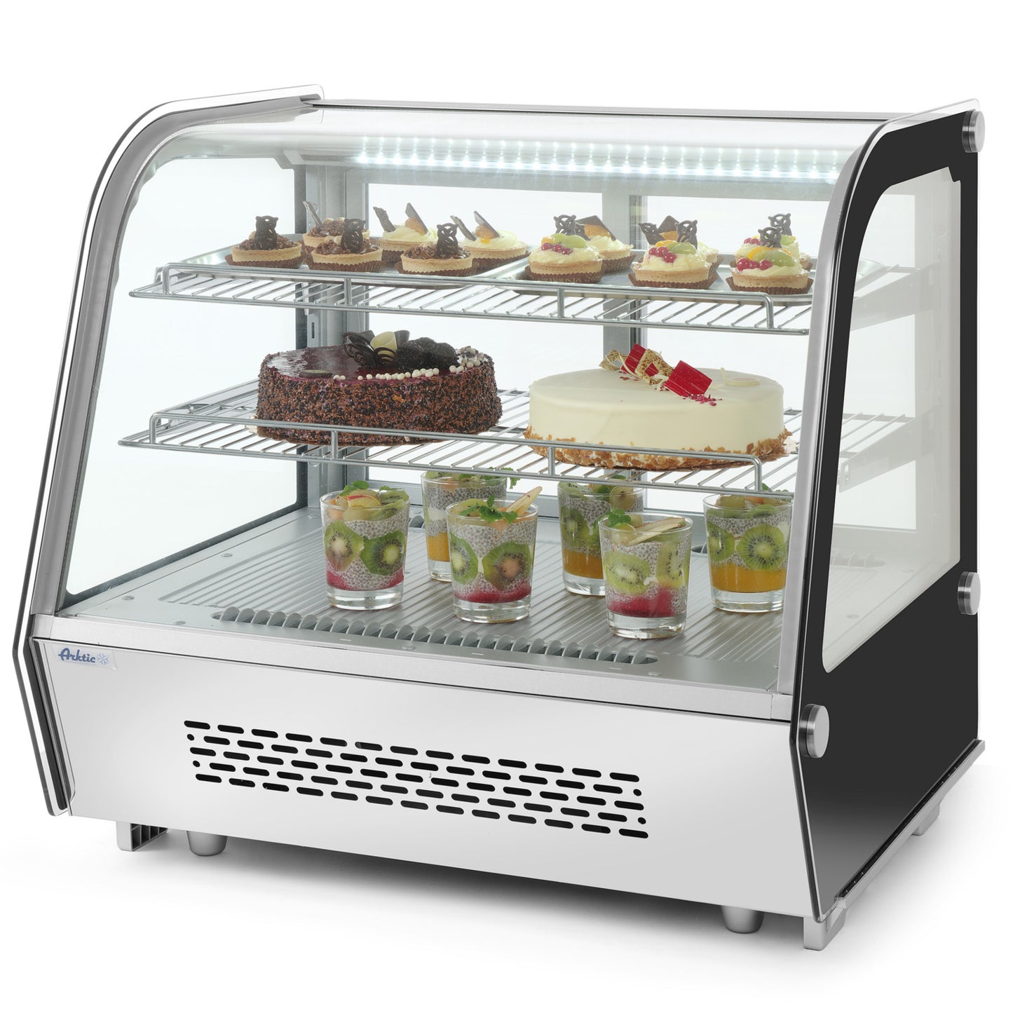 Refrigerator Accessories – Adjustable refrigerated display cabinet 120L 2 shelves - Carlat
