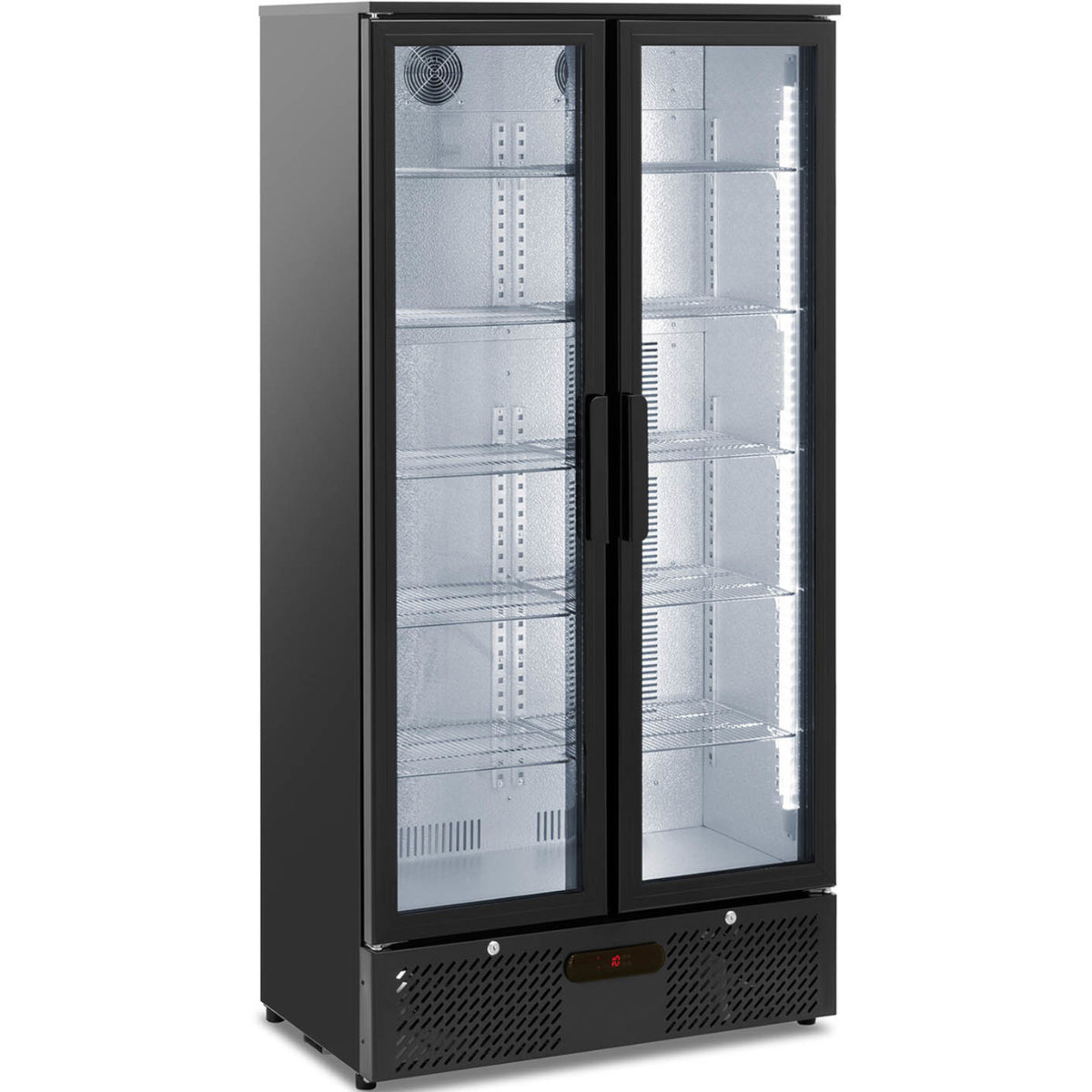 Refrigerator Accessories – Bar fridge for drinks, 2-door, glass, 458 - Carlat
