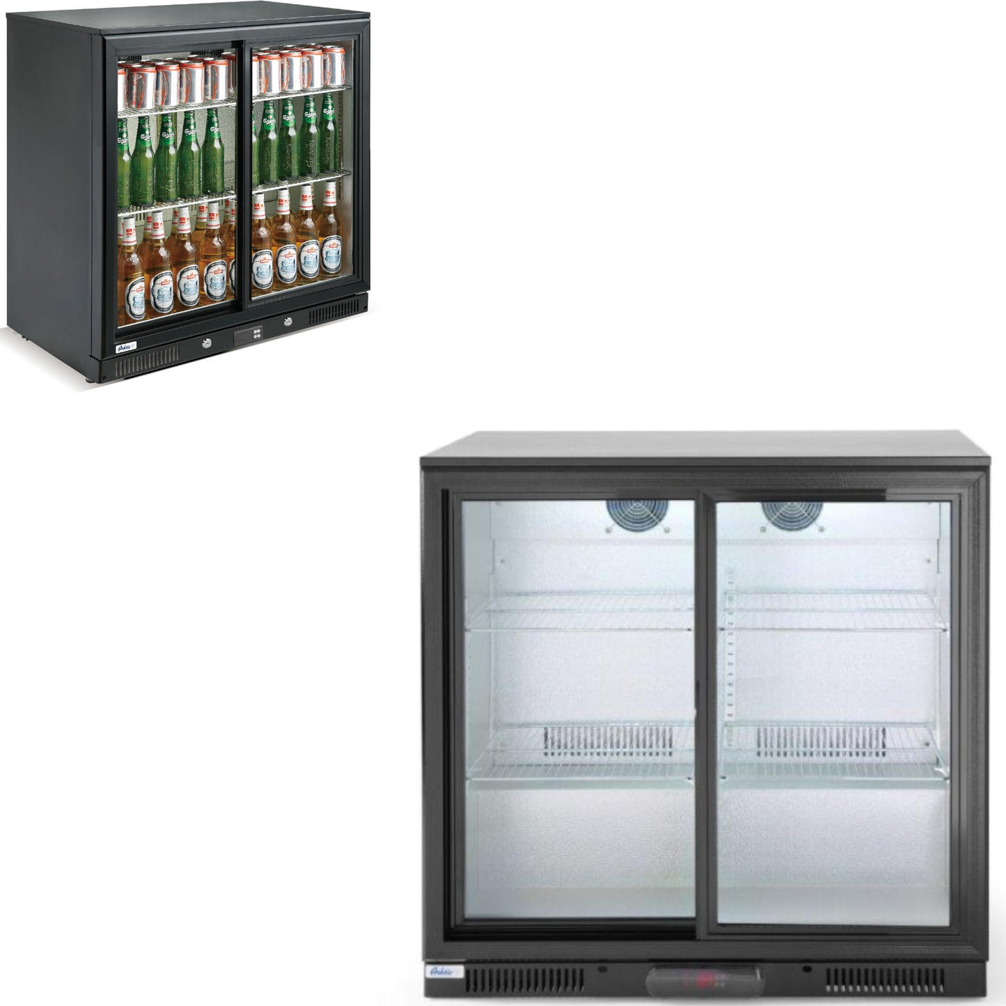 Refrigerator Accessories – Bar fridge for drinks, 2-door, width 90cm, - Carlat