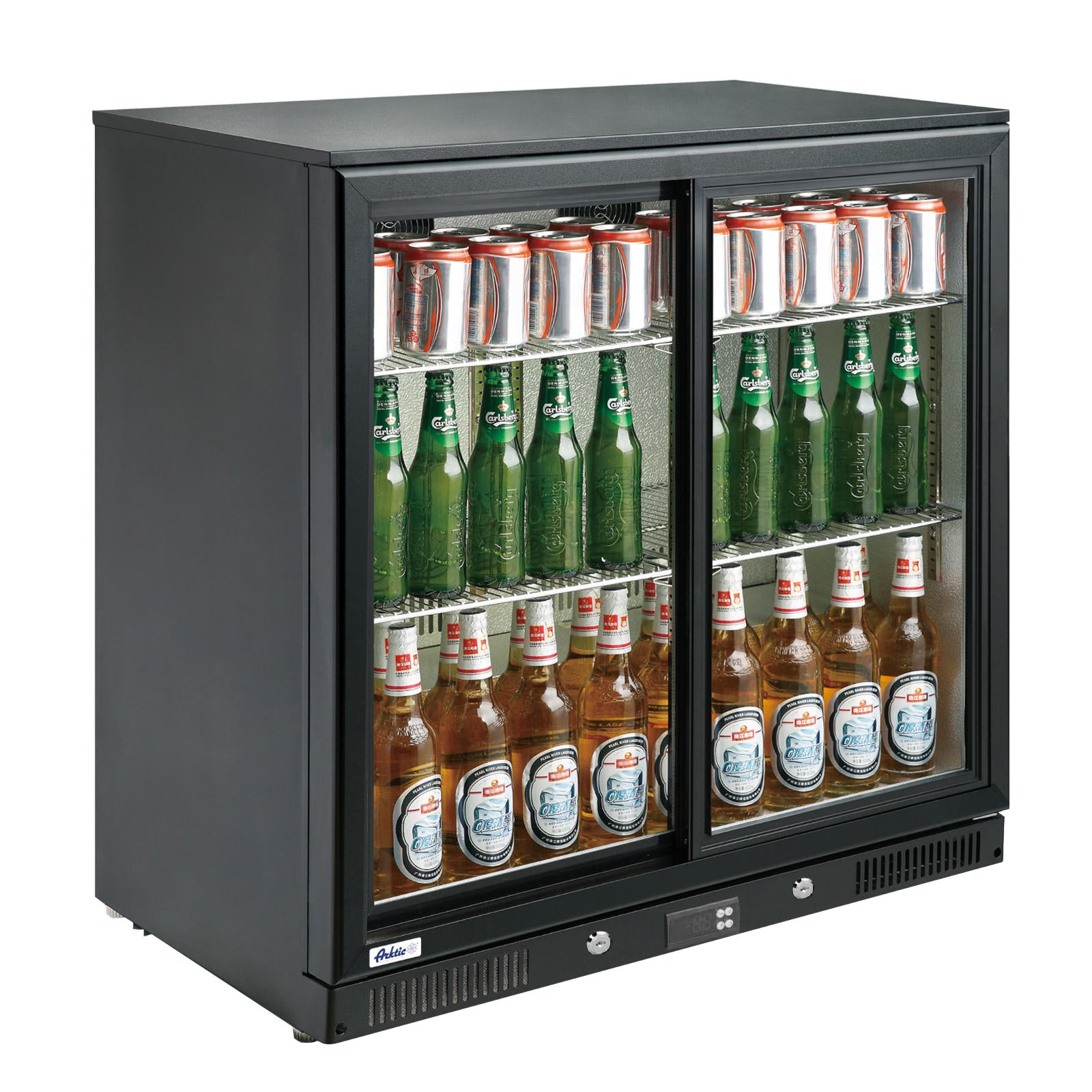 Refrigerator Accessories – Bar fridge for drinks, 2-door, width 90cm, - Carlat