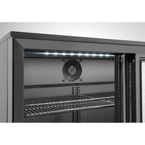 Refrigerator Accessories – Bar refrigerator with 2 sliding doors LED - Carlat