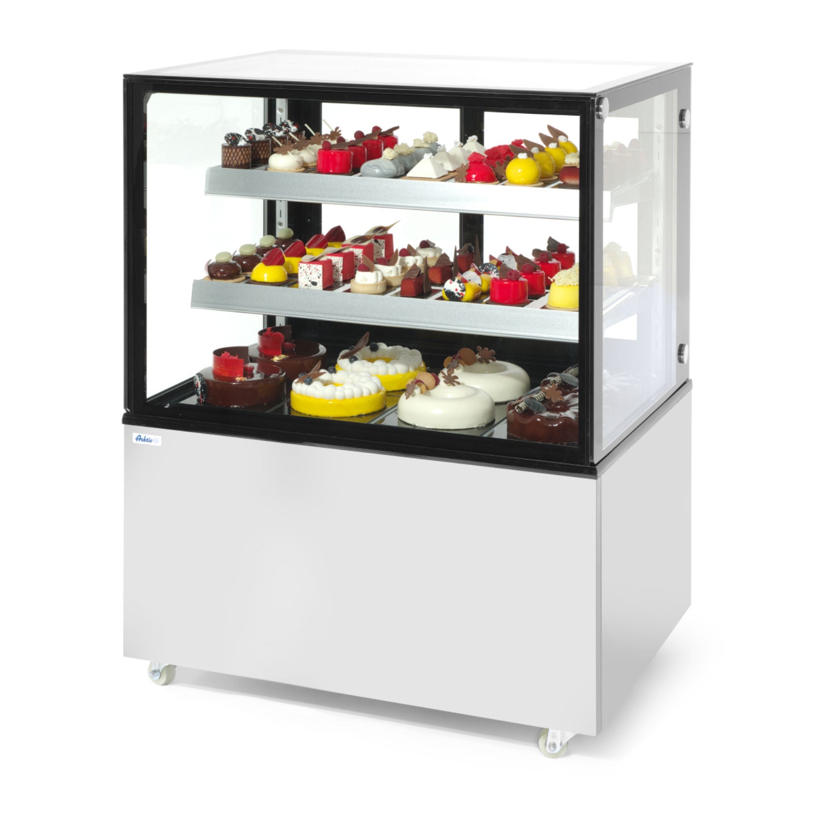Refrigerator Accessories – Confectionery refrigerated display cabinet, 2-shelf, mobile, LED, - Carlat