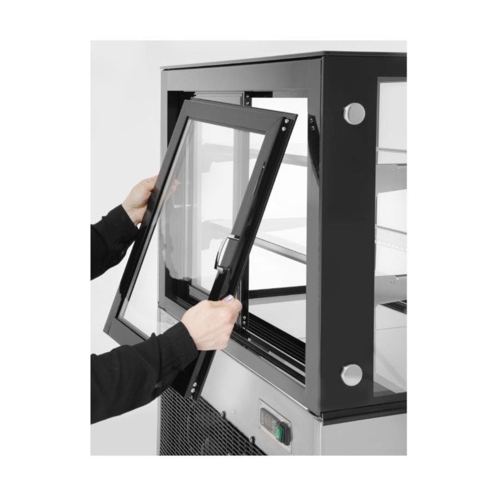 Refrigerator Accessories – Confectionery refrigerated display cabinet, 2-shelf, mobile, LED, - Carlat