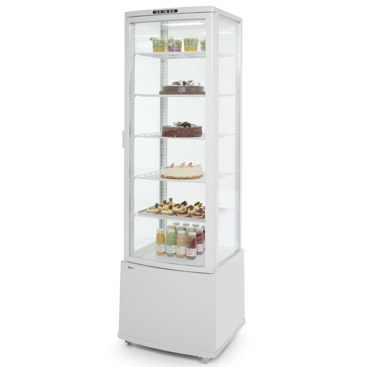 Refrigerator Accessories – Glass refrigerated display cabinet 280L 5 shelves - Carlat