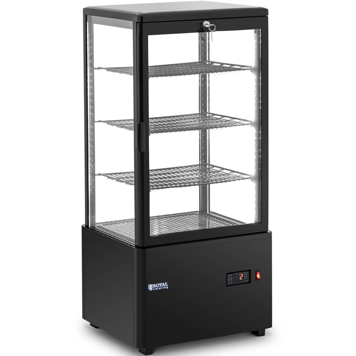 Refrigerator Accessories – Refrigerated display cabinet, glass, 4 levels, 78 - Carlat