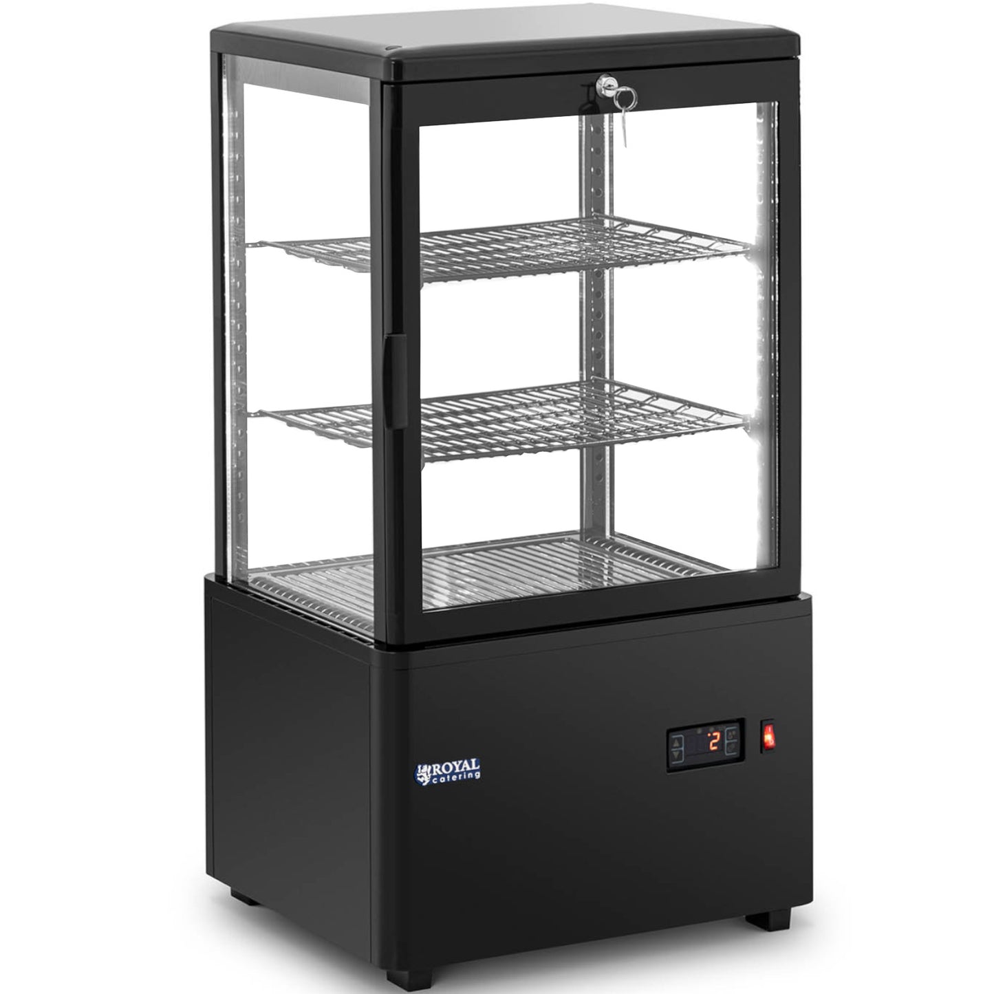 Refrigerator Accessories – Refrigerated display cabinet, glass, 4 levels, 78 - Carlat