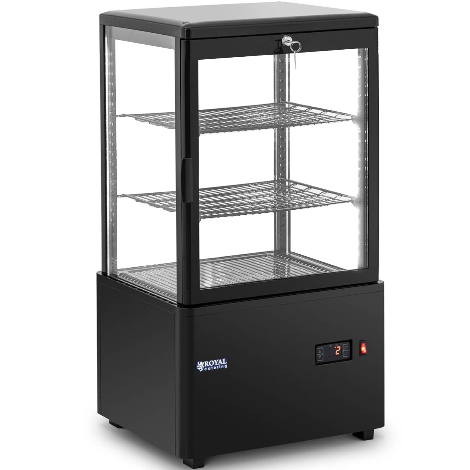 Refrigerator Accessories – Refrigerated display cabinet, glass, 4 levels, 78 - Carlat