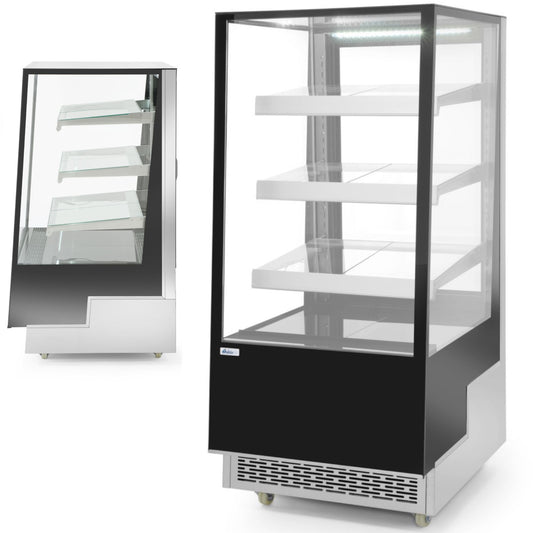 Refrigerator Accessories – Refrigerated display cabinet with glass, 3 shelves, - Carlat