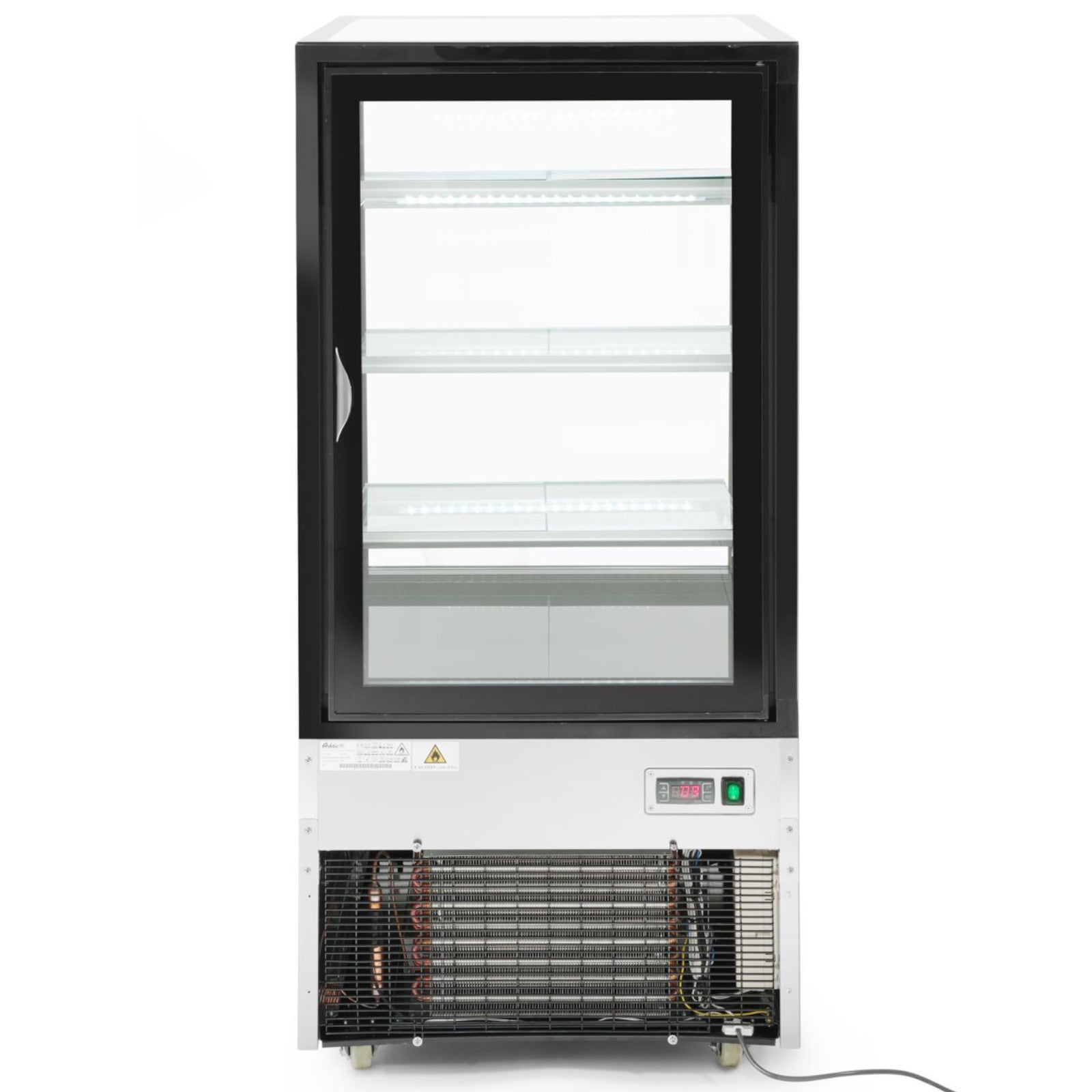 Refrigerator Accessories – Refrigerated display cabinet with glass, 3 shelves, - Carlat