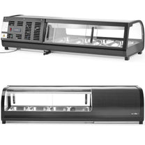 Refrigerator Accessories – Refrigerated sushi display 4x GN 1/3 LED - Carlat