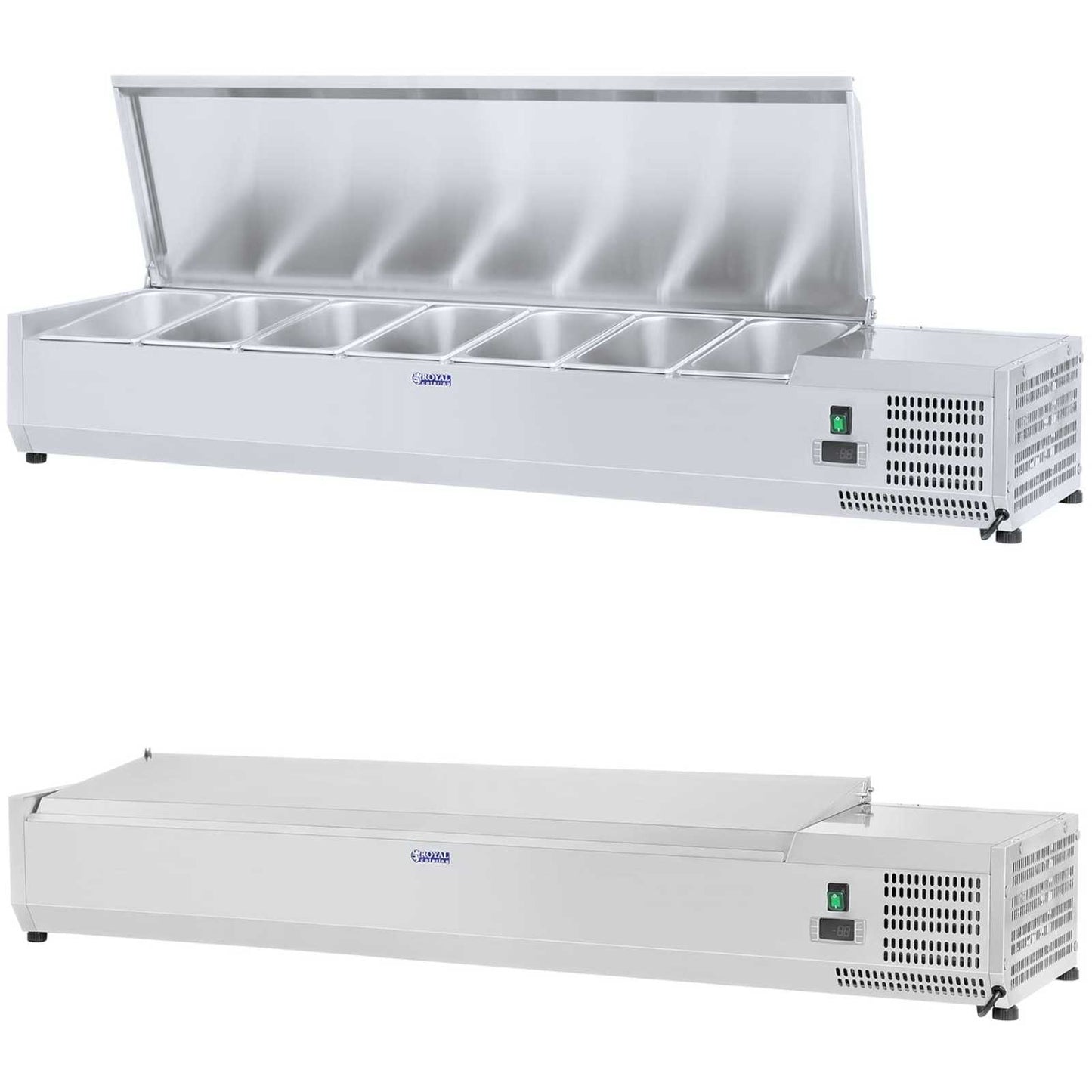 Refrigerator Accessories – Refrigeration extension with steel cover 7x GN1/4 - Carlat