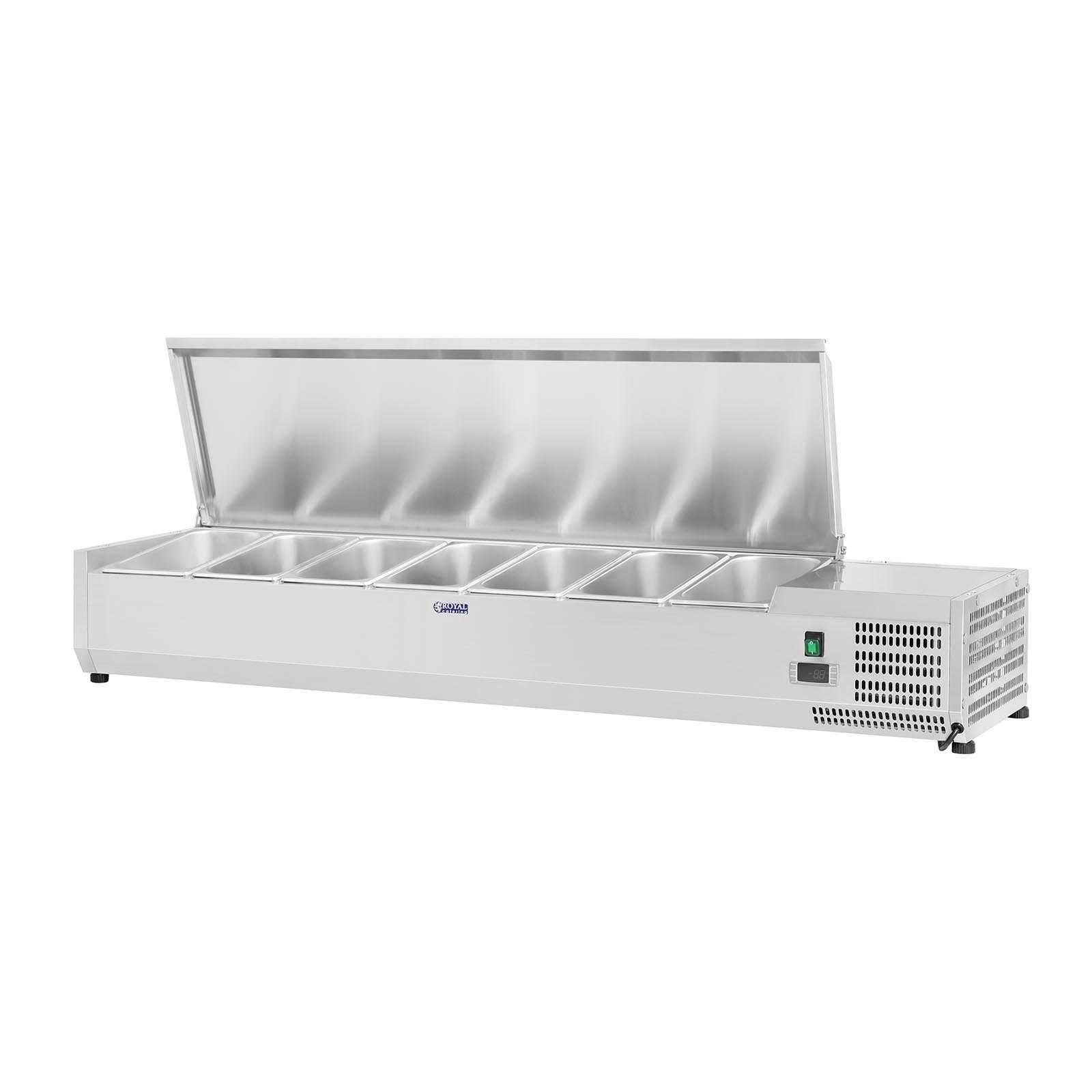 Refrigerator Accessories – Refrigeration extension with steel cover 7x GN1/4 - Carlat