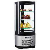 Refrigerator Accessories – Round confectionery refrigerated display cabinet with 3 - Carlat