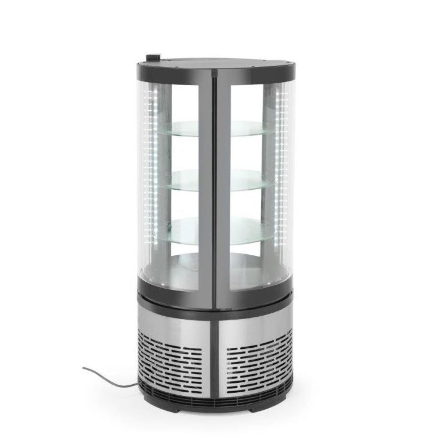 Refrigerator Accessories – Round confectionery refrigerated display cabinet with 3 - Carlat