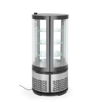 Refrigerator Accessories – Round confectionery refrigerated display cabinet with 3 - Carlat