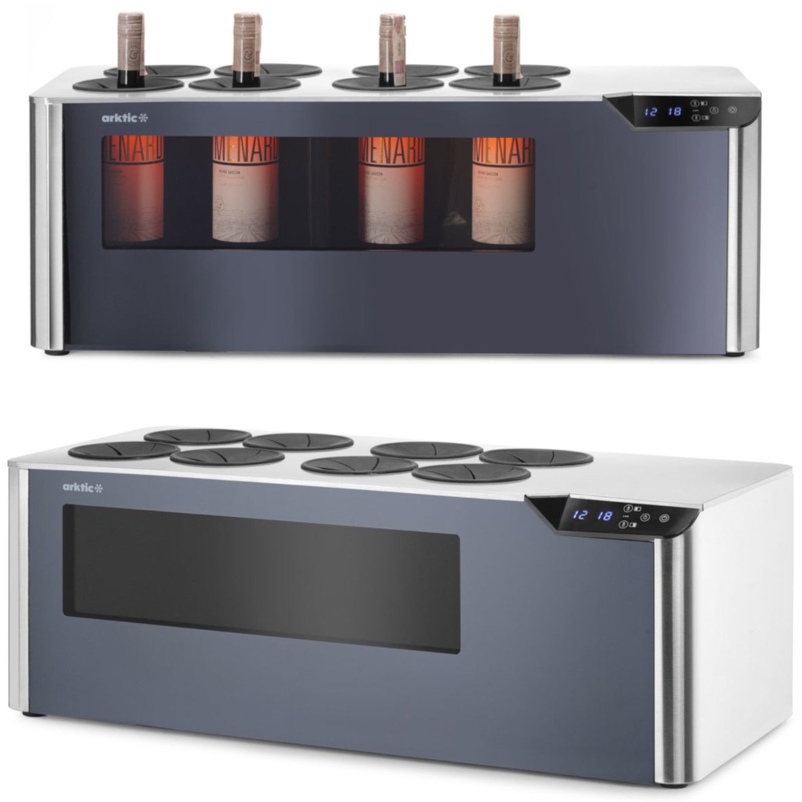 Refrigerator Accessories – Two-zone adjustable wine cooler for 8 bottles, - Carlat