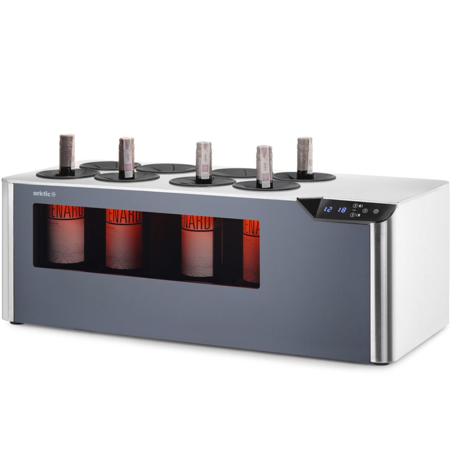 Refrigerator Accessories – Two-zone adjustable wine cooler for 8 bottles, - Carlat