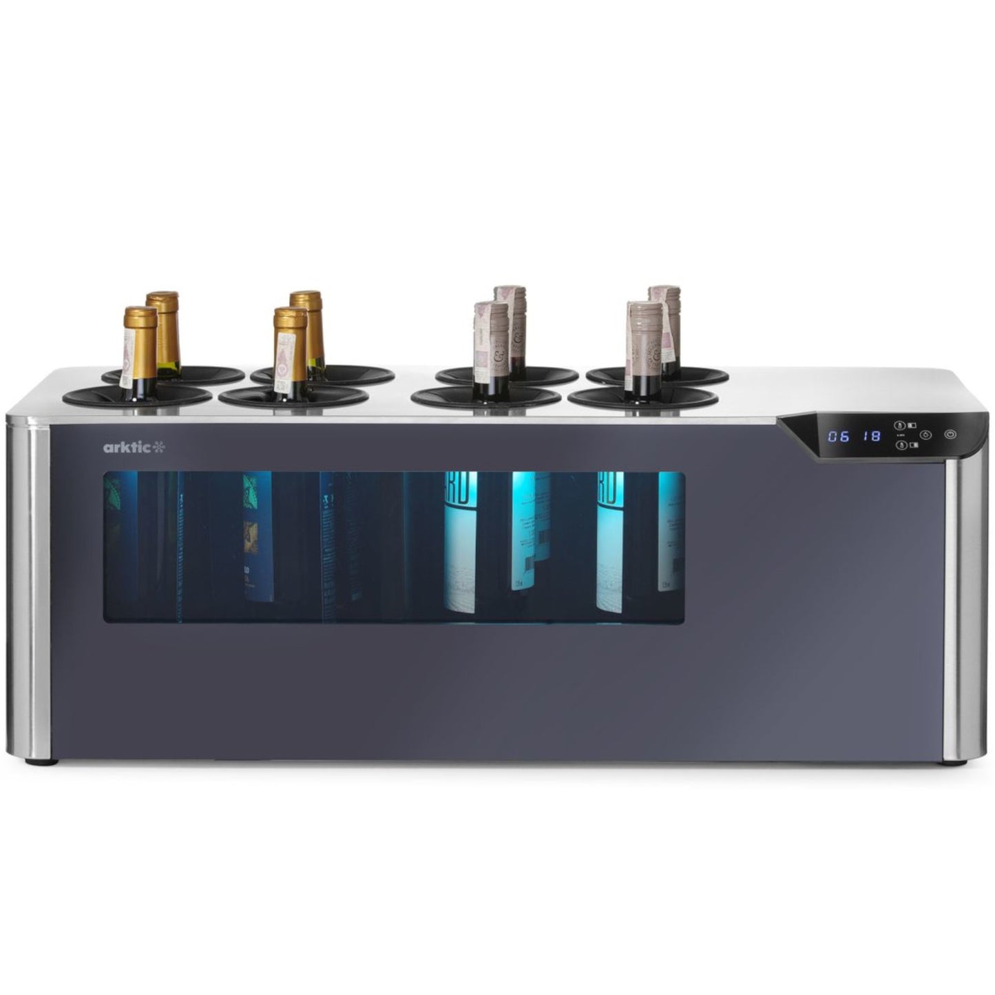 Refrigerator Accessories – Two-zone adjustable wine cooler for 8 bottles, - Carlat