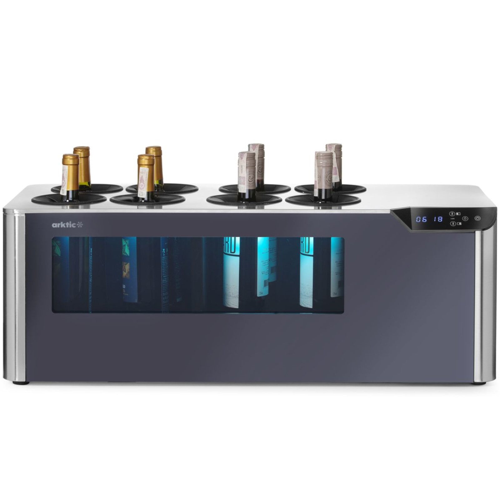 Refrigerator Accessories – Two-zone adjustable wine cooler for 8 bottles, - Carlat