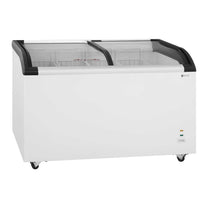 Refrigerators – Commercial chest freezer with lock and glass top - Carlat