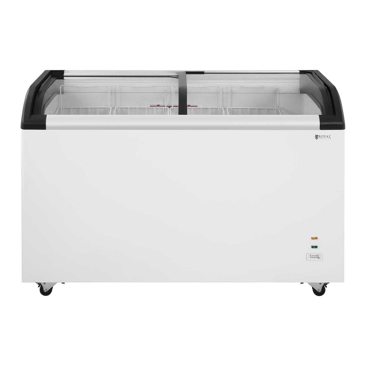 Refrigerators – Commercial chest freezer with lock and glass top - Carlat