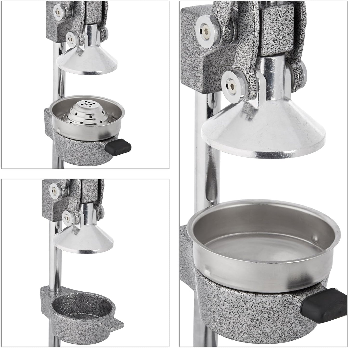 Relaxdays Manual juicer, XL orange juicer, professional fruit press, premium citrus juicer, catering quality - Carlat
