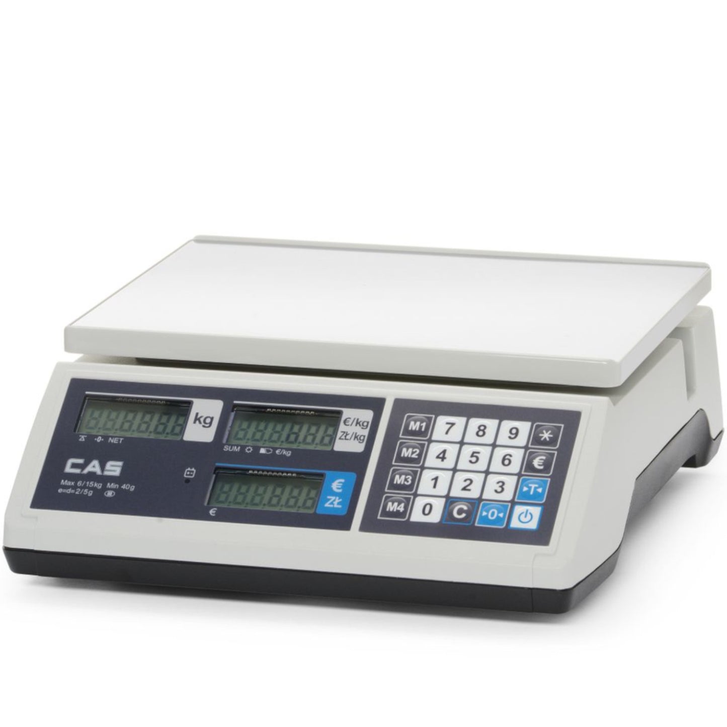 Retail – Commercial calculation scale with legalization up to 15 - Carlat