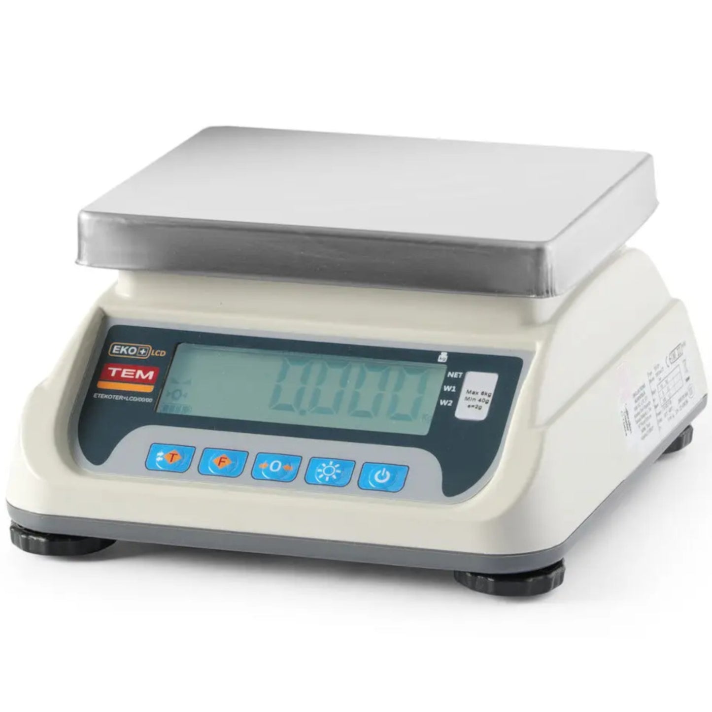 Retail – Commercial kitchen scale with verification M LCD RS232 - Carlat