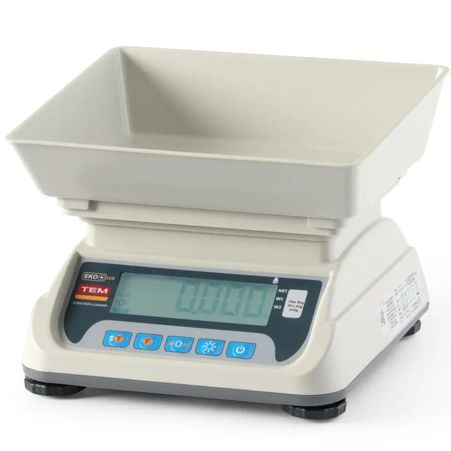 Retail – Commercial kitchen scale with verification M LCD RS232 - Carlat