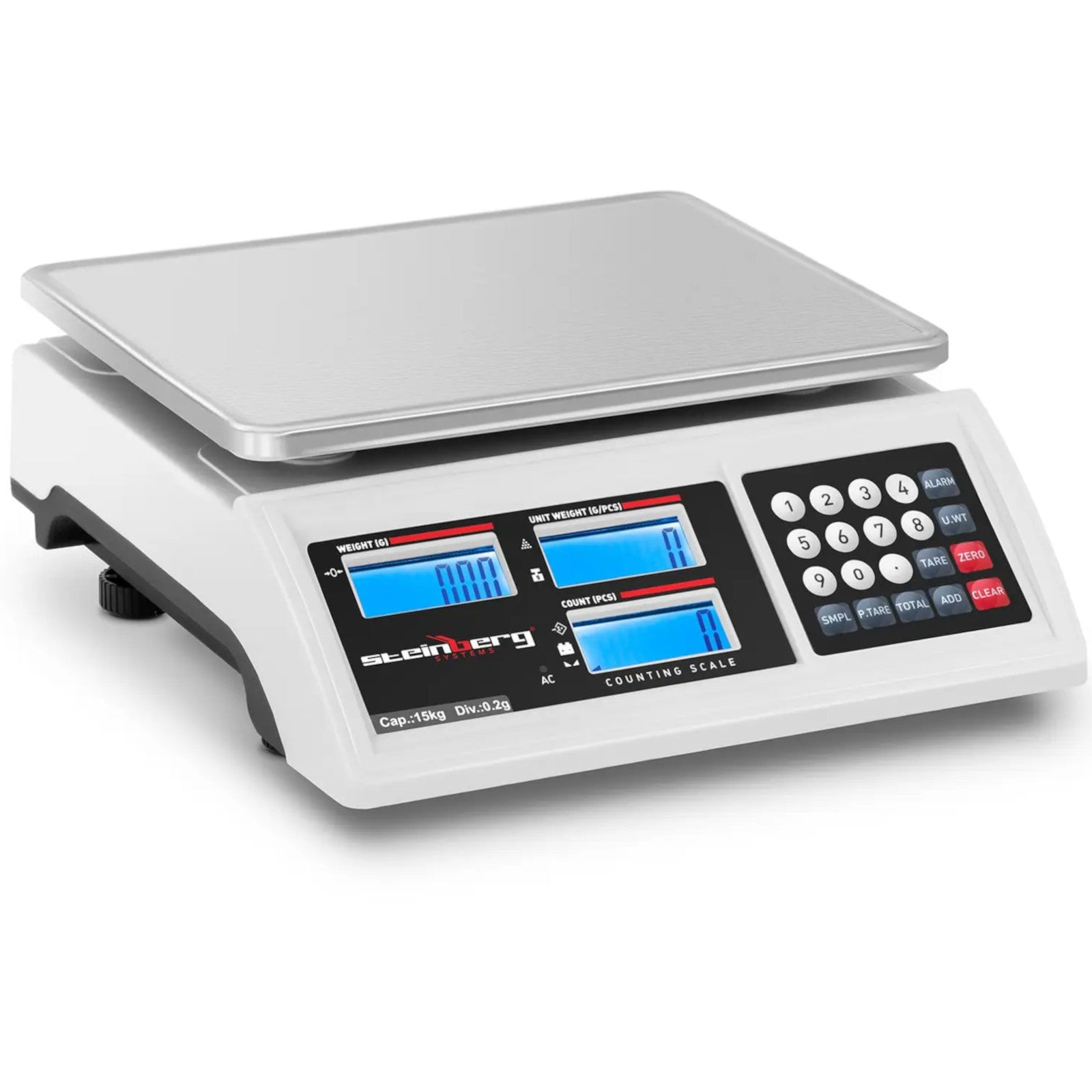 Retail – Commercial shop scale counting LCD RS232 15000 g - Carlat