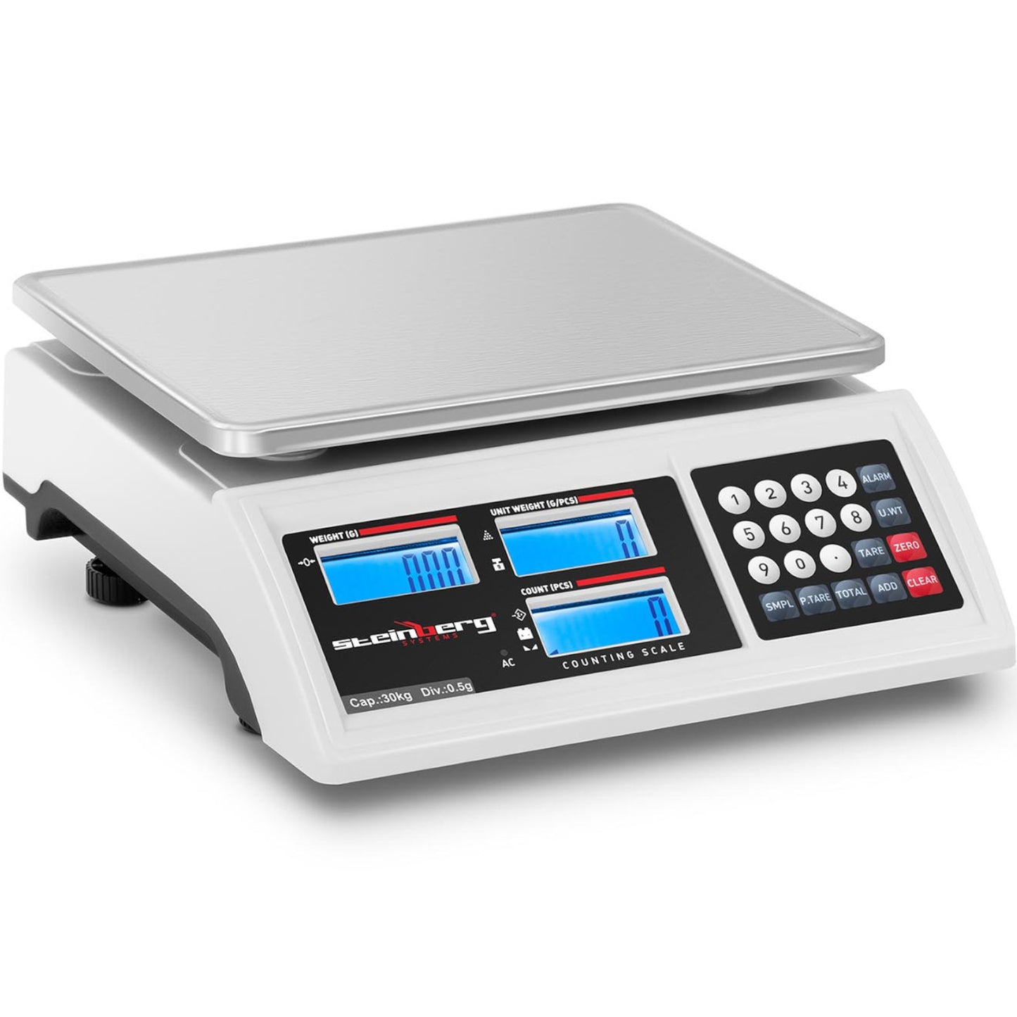 Retail – Commercial shop scale counting LCD RS232 30000 g - Carlat