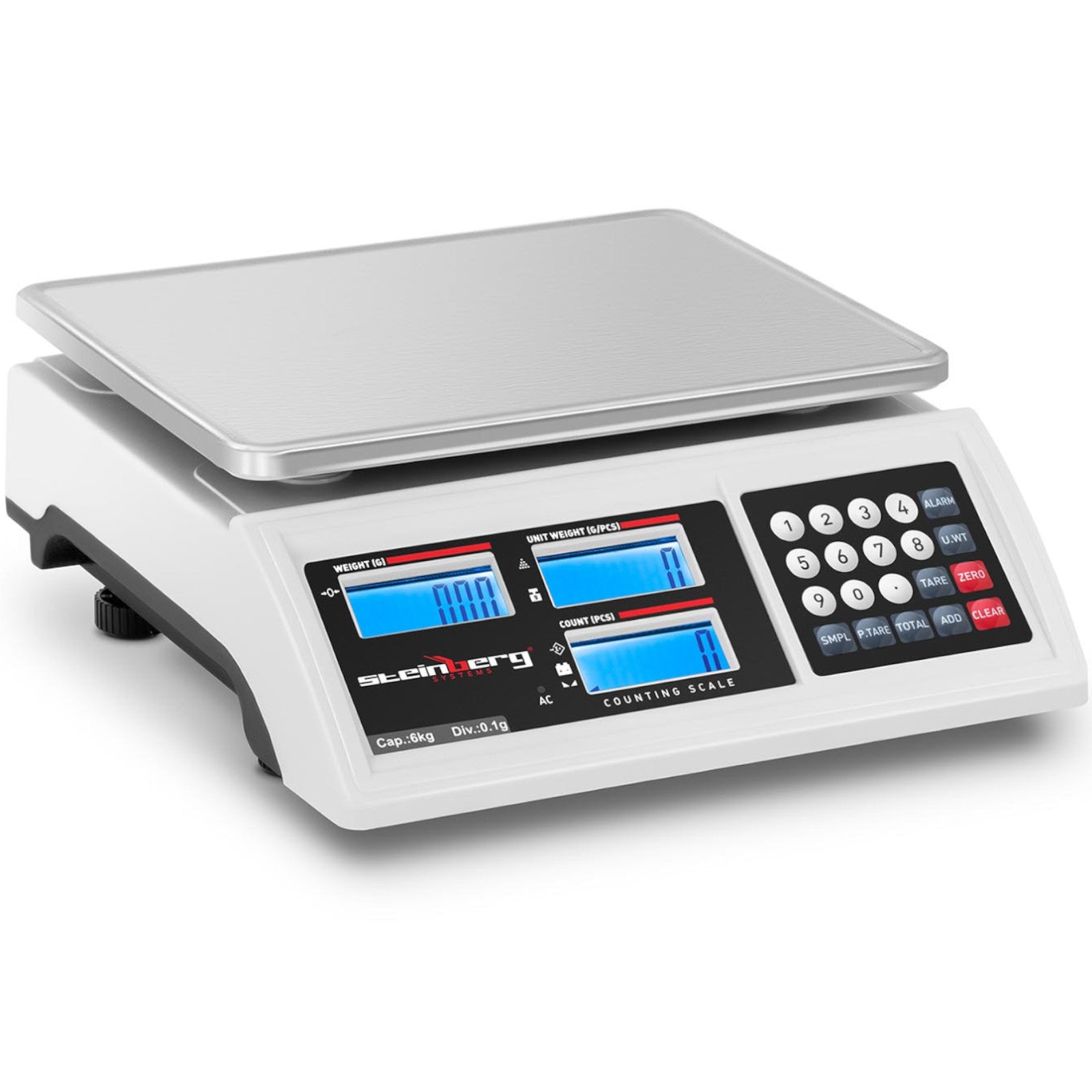 Retail – Commercial shop scale counting LCD RS232 6000 g - Carlat
