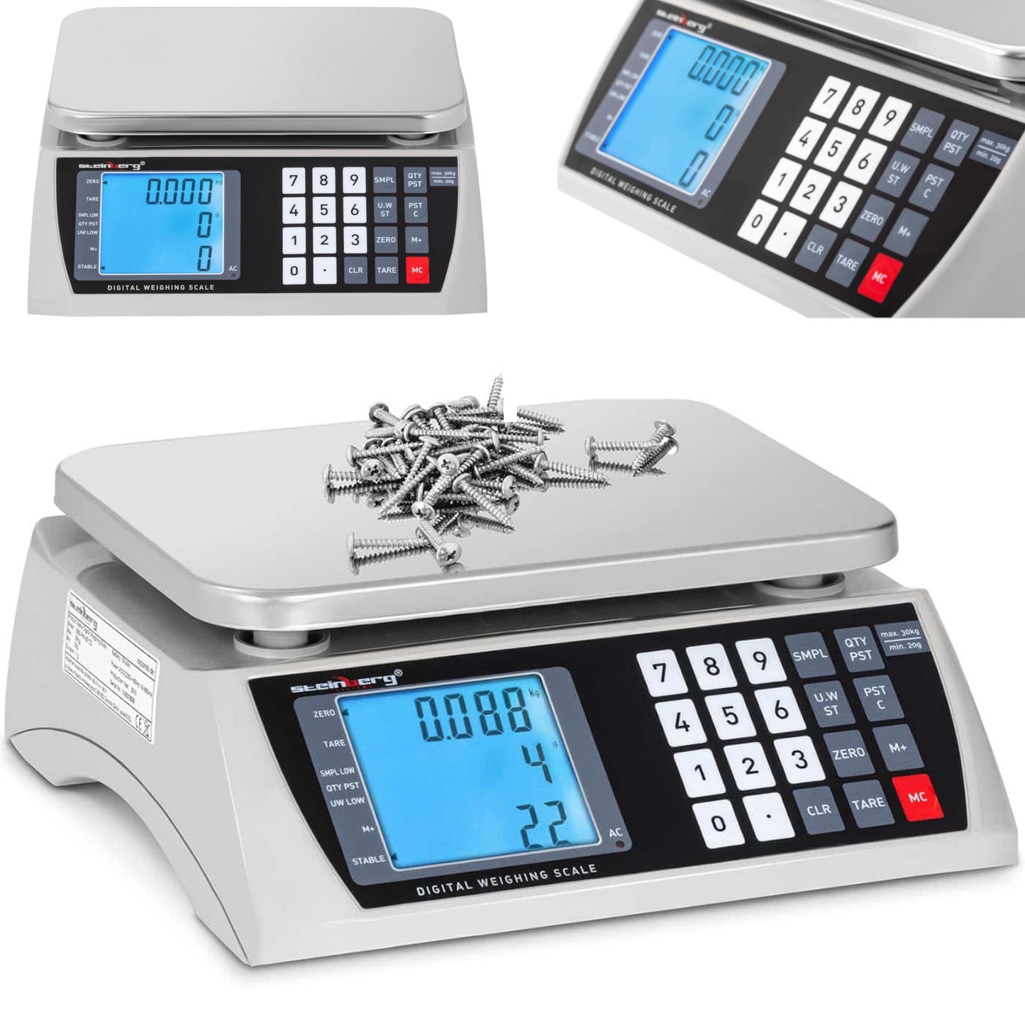 Retail – Commercial store scale counting LCD 22.3 x 17.4 - Carlat