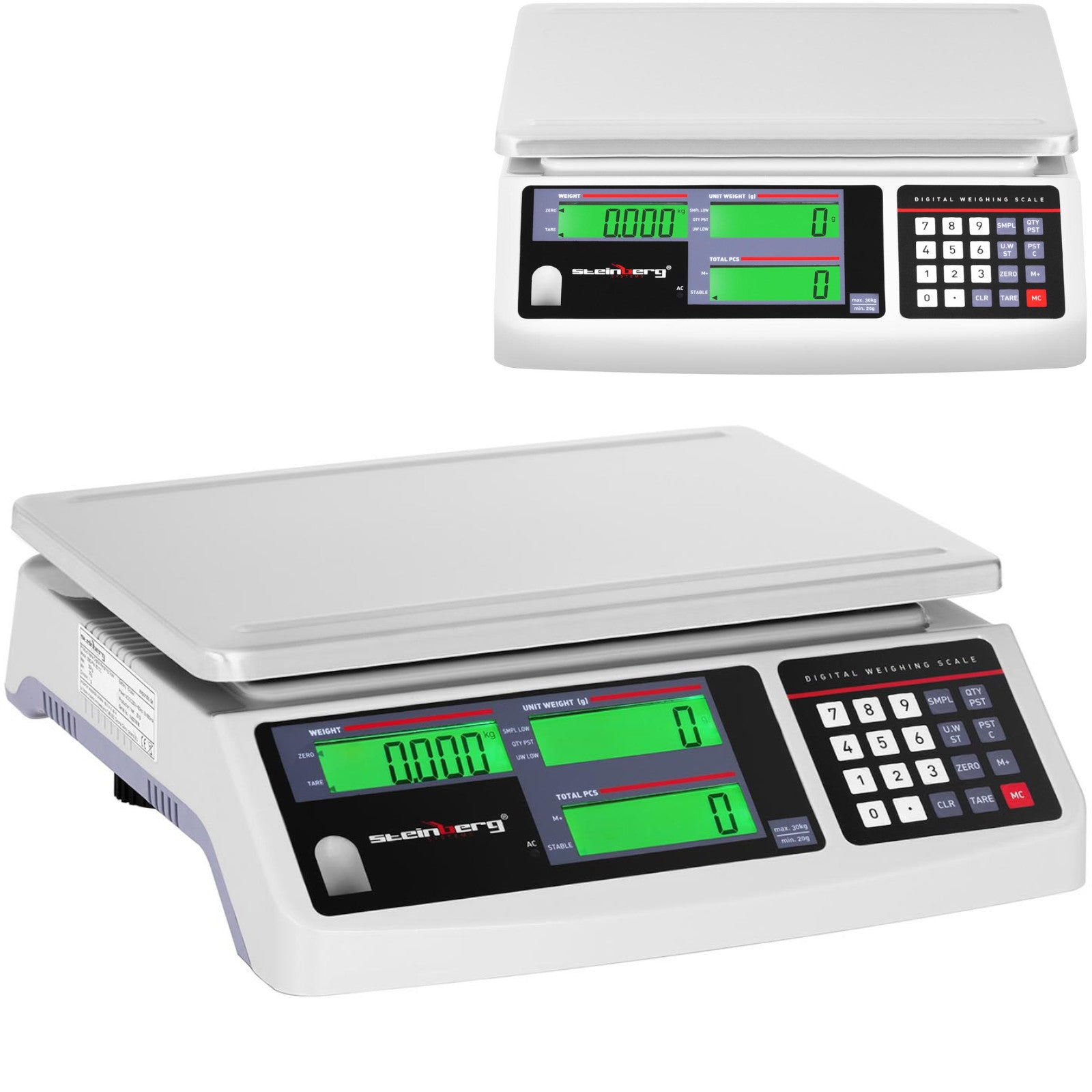 Retail – Commercial store scale counting LCD 30.5 x 22 - Carlat