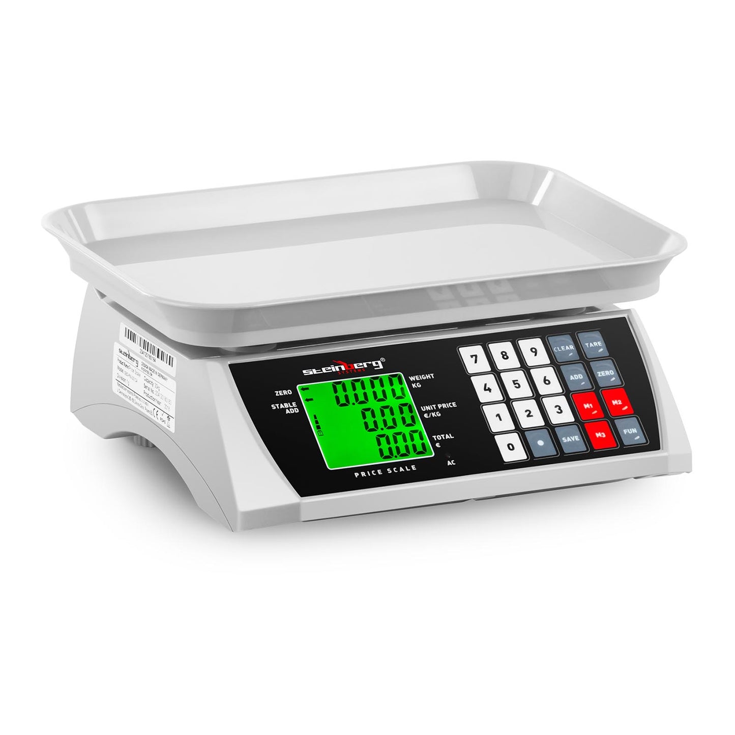 Retail – Counting grocery scale with memory and piece counting - Carlat