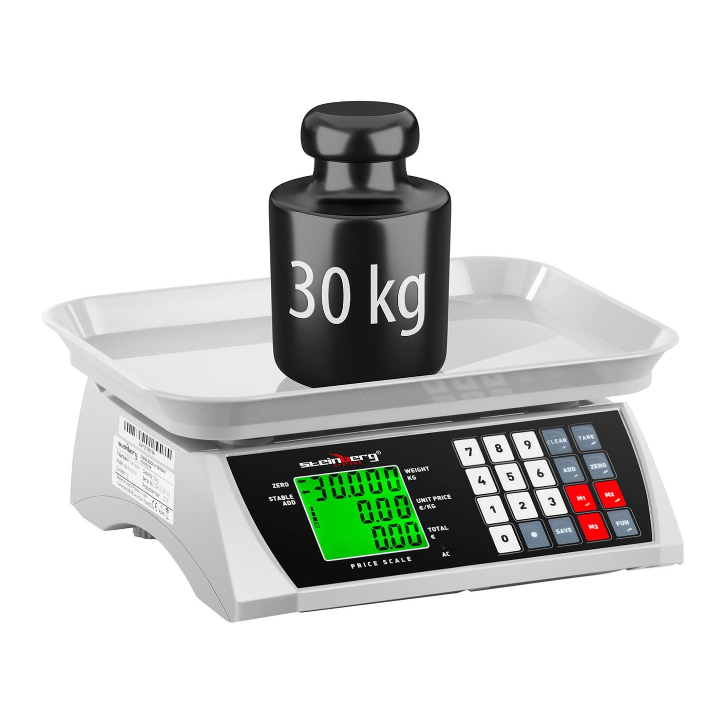 Retail – Counting grocery scale with memory and piece counting - Carlat