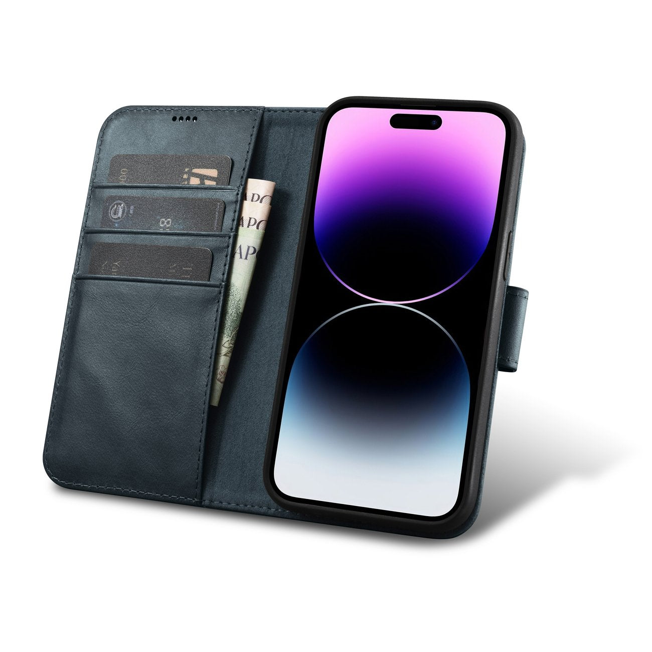 Retail Display Cases – 2in1 Leather Flip Cover iPhone 14 - Carlat