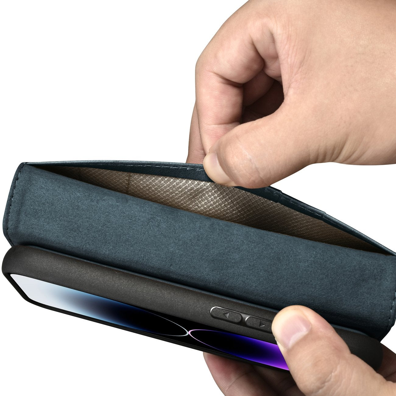 Retail Display Cases – 2in1 Leather Flip Cover iPhone 14 - Carlat
