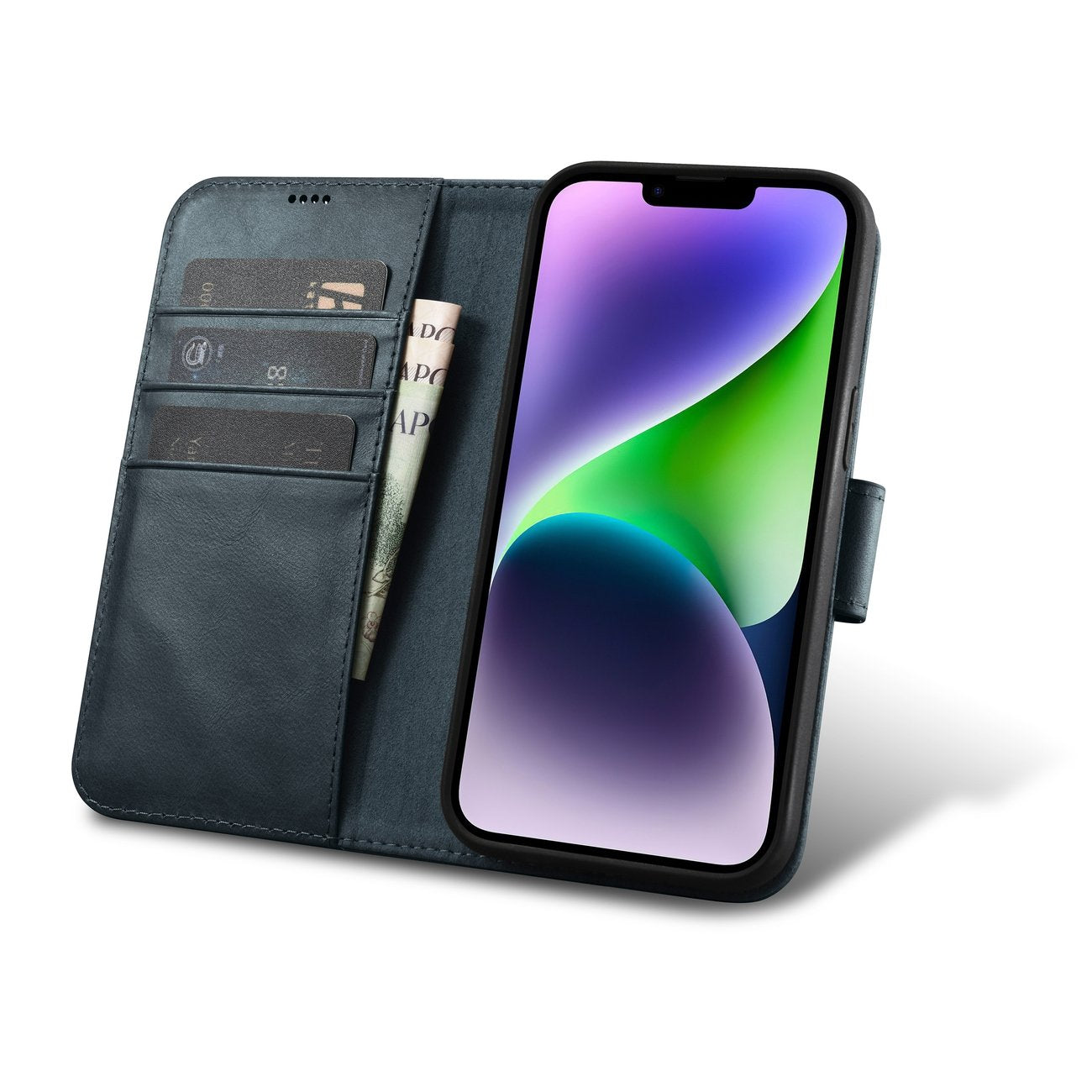 Retail Display Cases – 2in1 Leather Flip Cover iPhone 14 - Carlat
