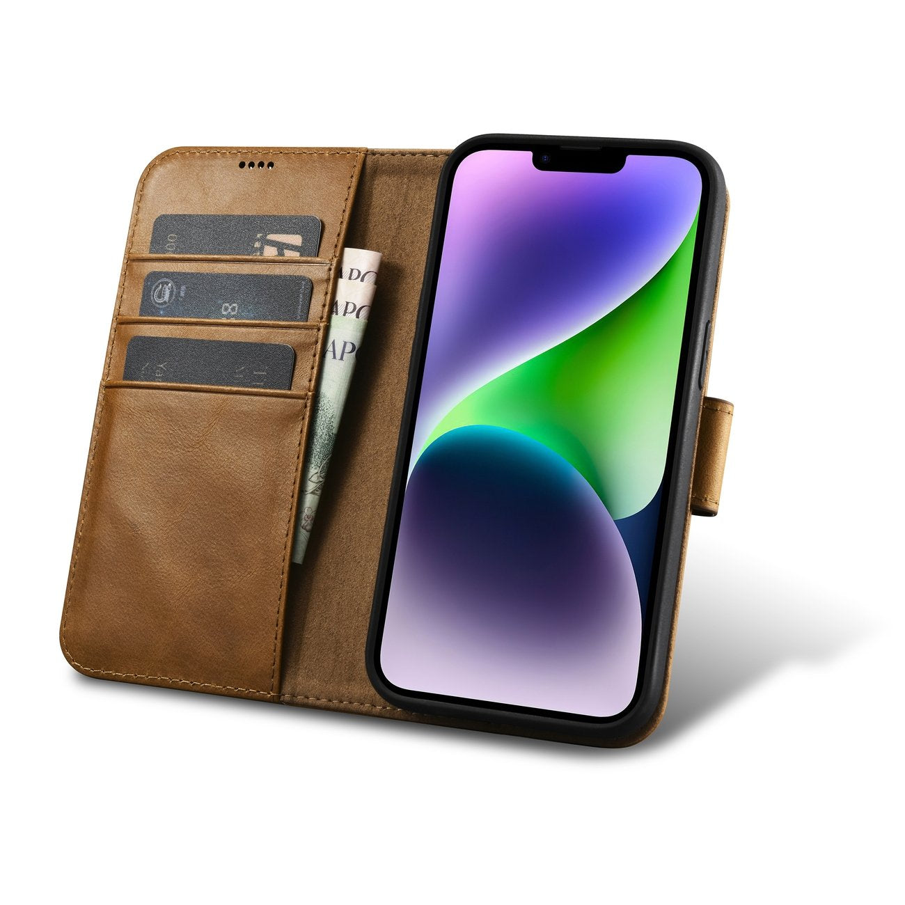 Retail Display Cases – 2in1 Leather Flip Cover iPhone 14 - Carlat