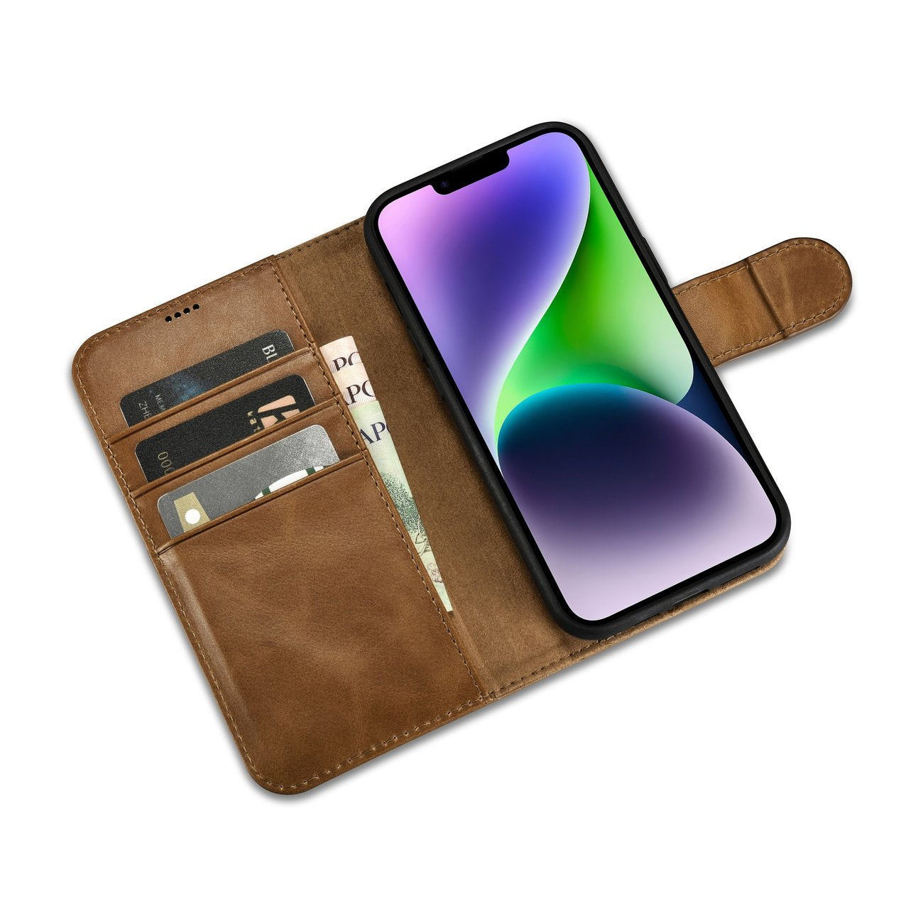 Retail Display Cases – 2in1 Leather Flip Cover iPhone 14 - Carlat