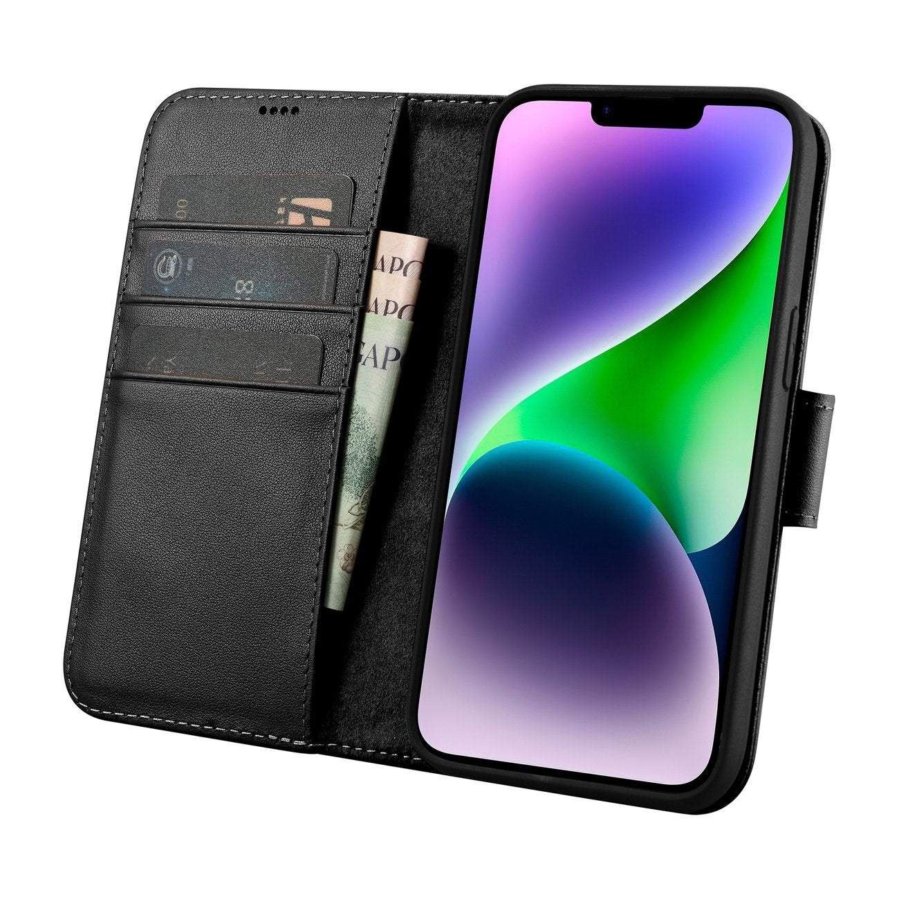 Retail Display Cases – 2in1 Leather Flip Cover iPhone 14 - Carlat