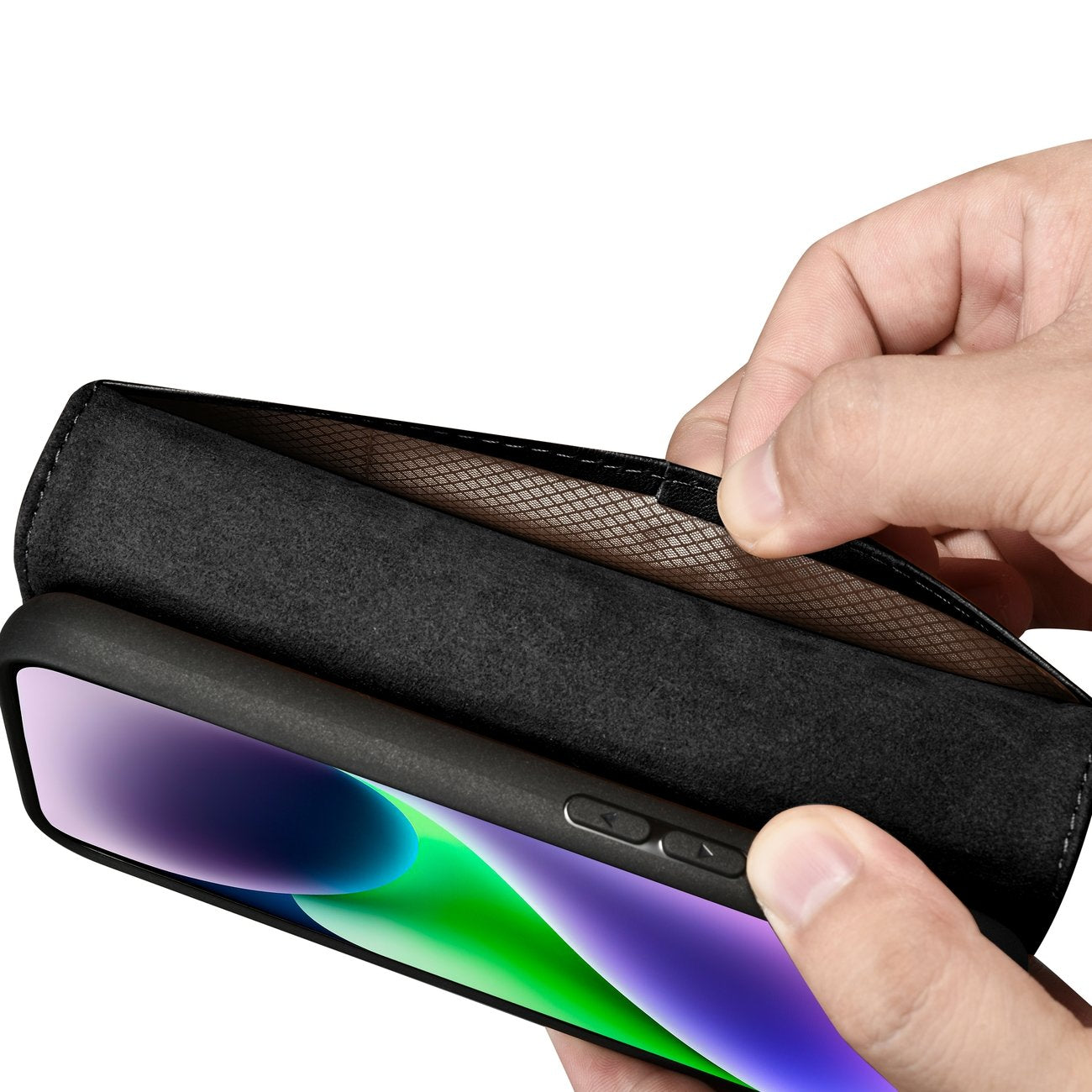 Retail Display Cases – 2in1 Leather Flip Cover iPhone 14 - Carlat