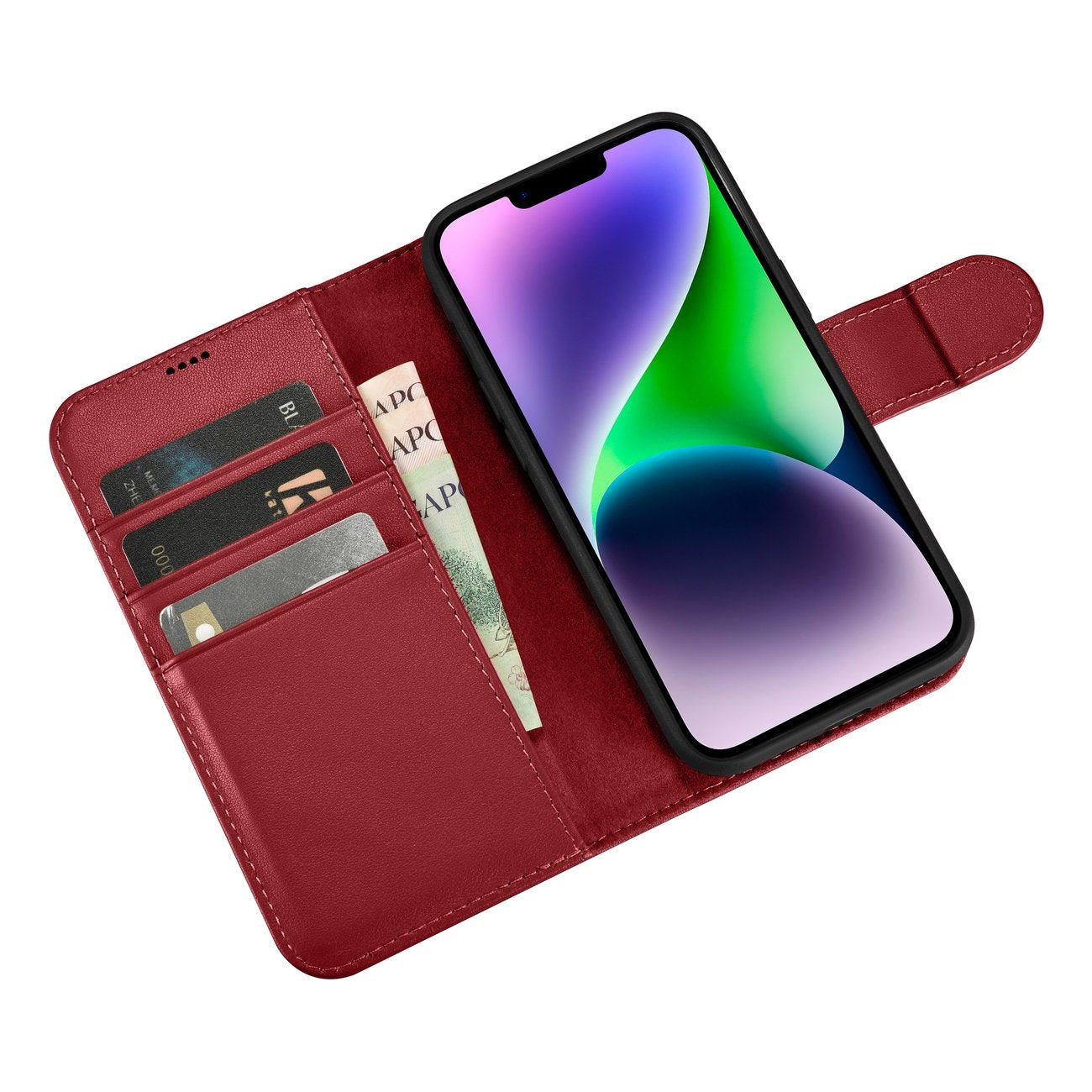 Retail Display Cases – 2in1 Leather Flip Cover iPhone 14 - Carlat