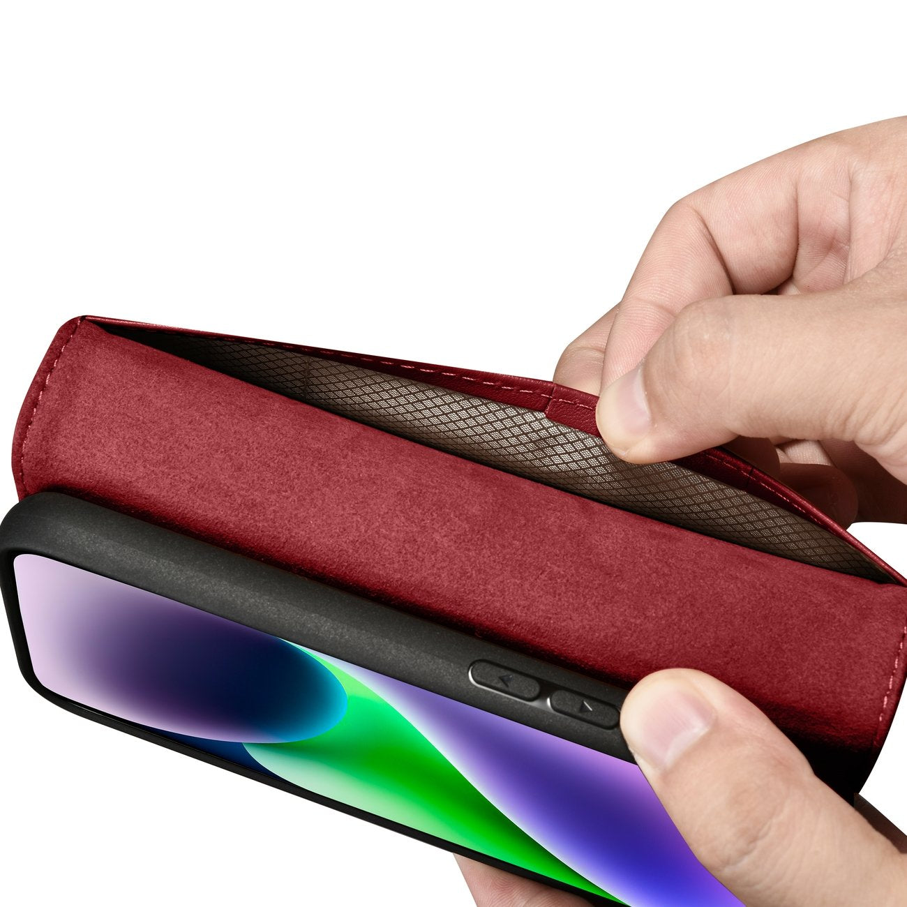 Retail Display Cases – 2in1 Leather Flip Cover iPhone 14 - Carlat