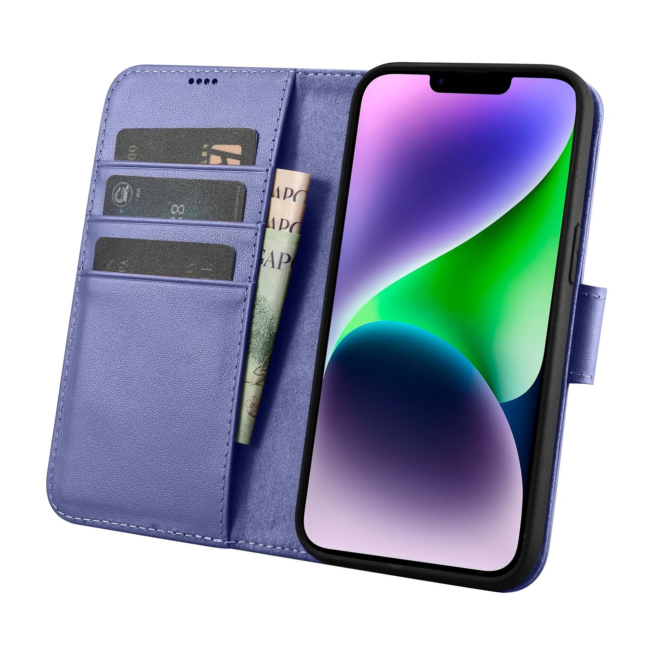 Retail Display Cases – 2in1 Leather Flip Cover iPhone 14 - Carlat